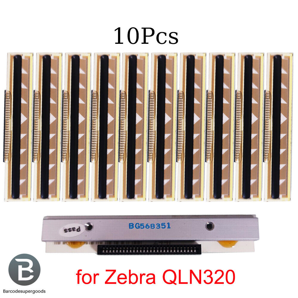 10Pcs Thermal Printhead for Zebra QLN320 Mobile Printer P1031365-001 203dpi