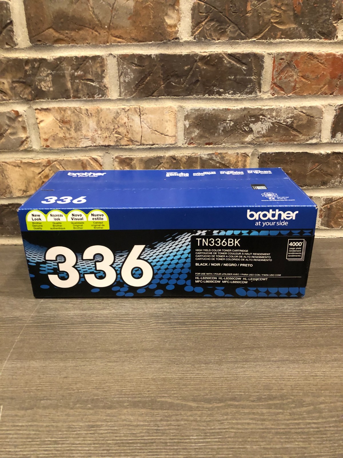 New sealed Brother TN336BK Toner Cartridge