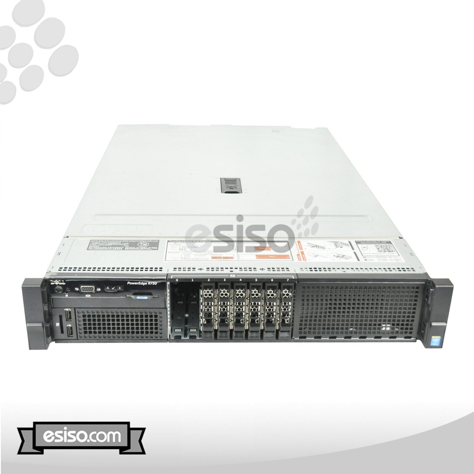 DELL POWEREDGE R730 8SFF 2x 8 CORE E5-2640V3 2.6GHz 32GB RAM 8x 300GB SAS