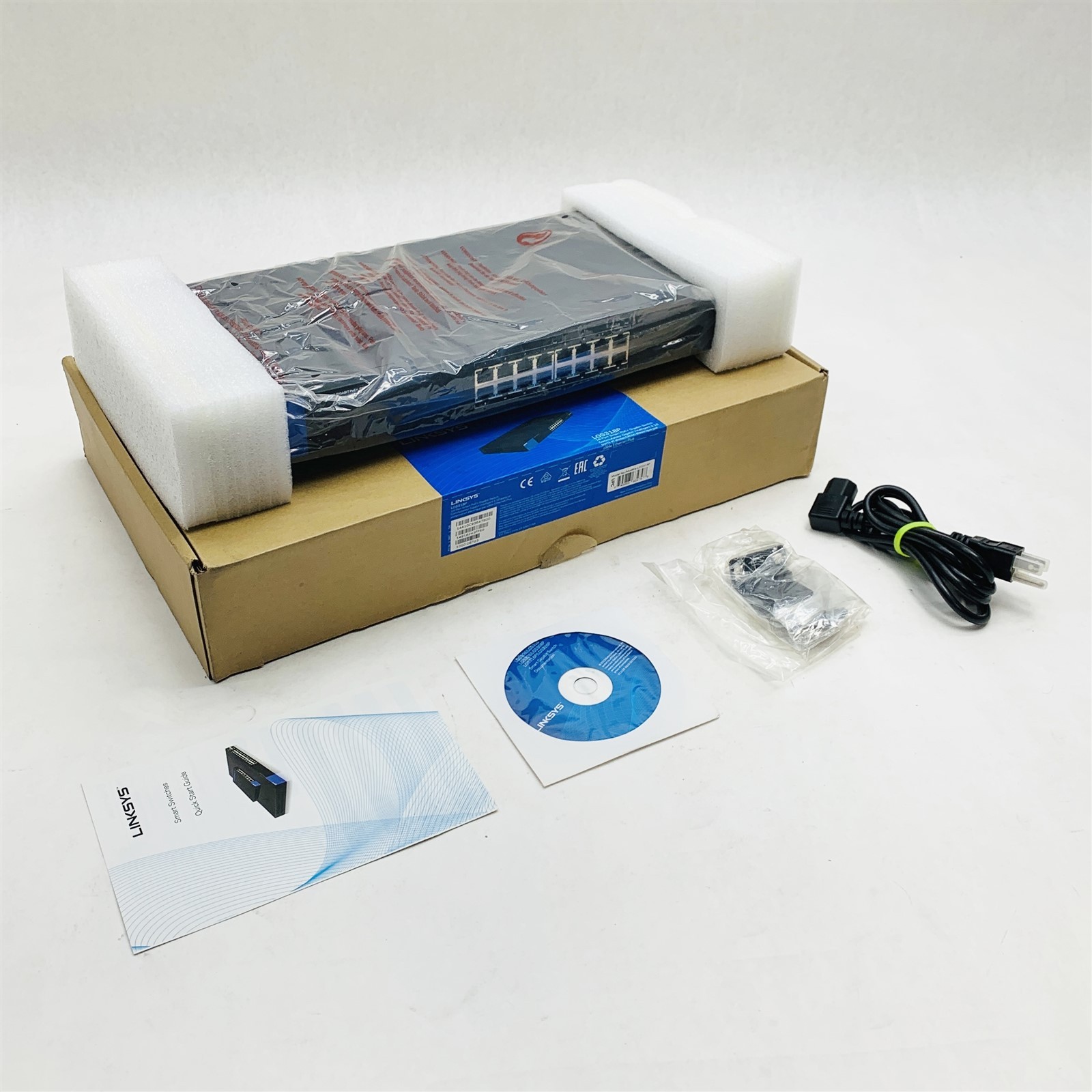 Linksys LGS318P 18-Port Smart Gigabit PoE+ Managed Network Switch New