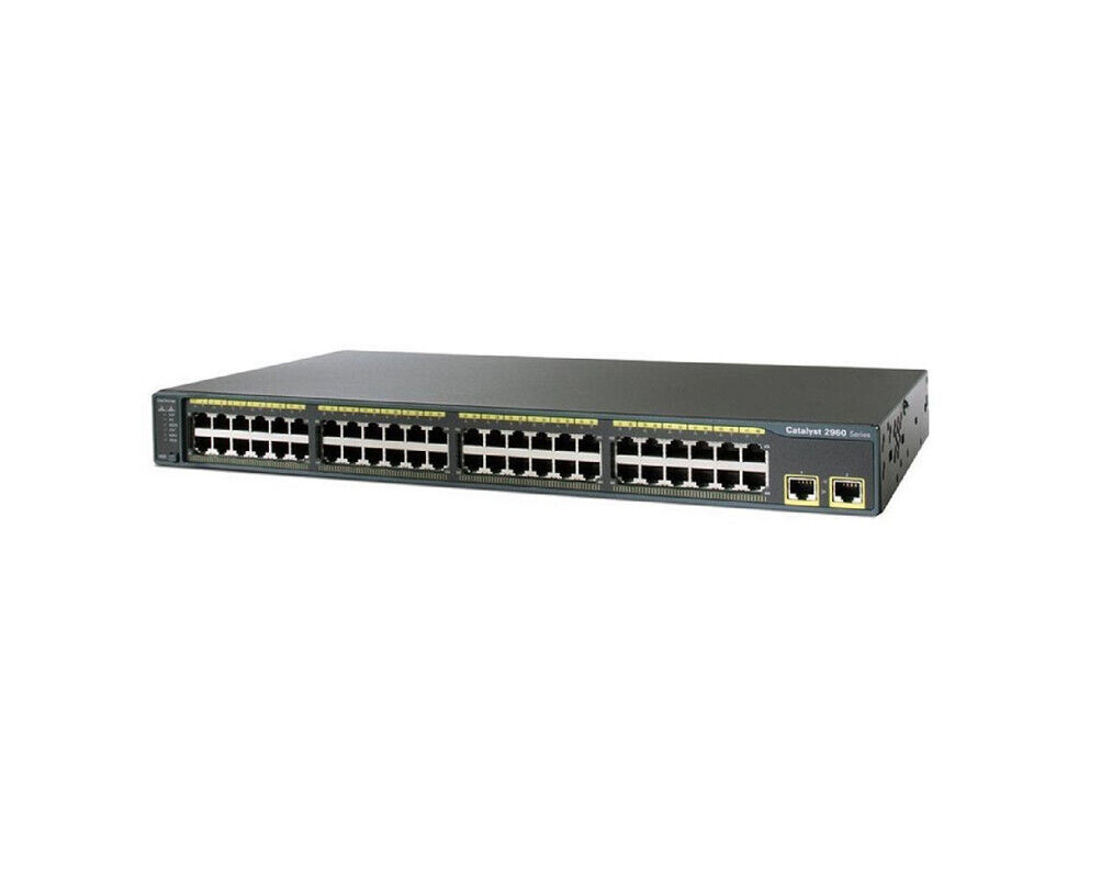Cisco WS-C2960+48PST-L Catalyst 2960 Plus PoE Fast Ethernet Switch 1YearWarranty