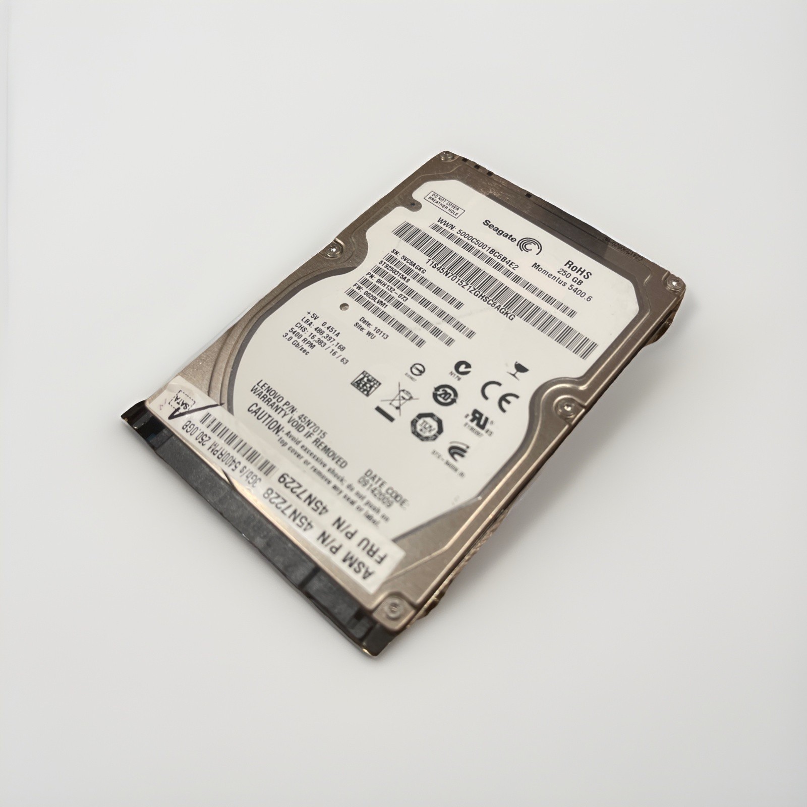 250GB SATA Seagate Momentus 5400 3Gb/s ST9250315AS 2.5