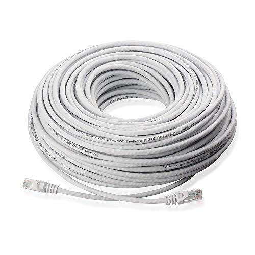 100FT Feet CAT5 Cat5e Ethernet Patch Cable - RJ45 Computer Router Network Int...