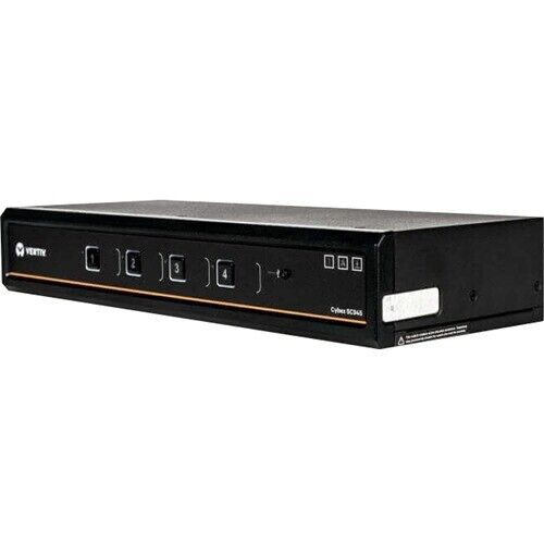 Vertiv Cybex SC900 4-Port Universal and DPP USB-C NIAP Secure Desktop KVM Switch