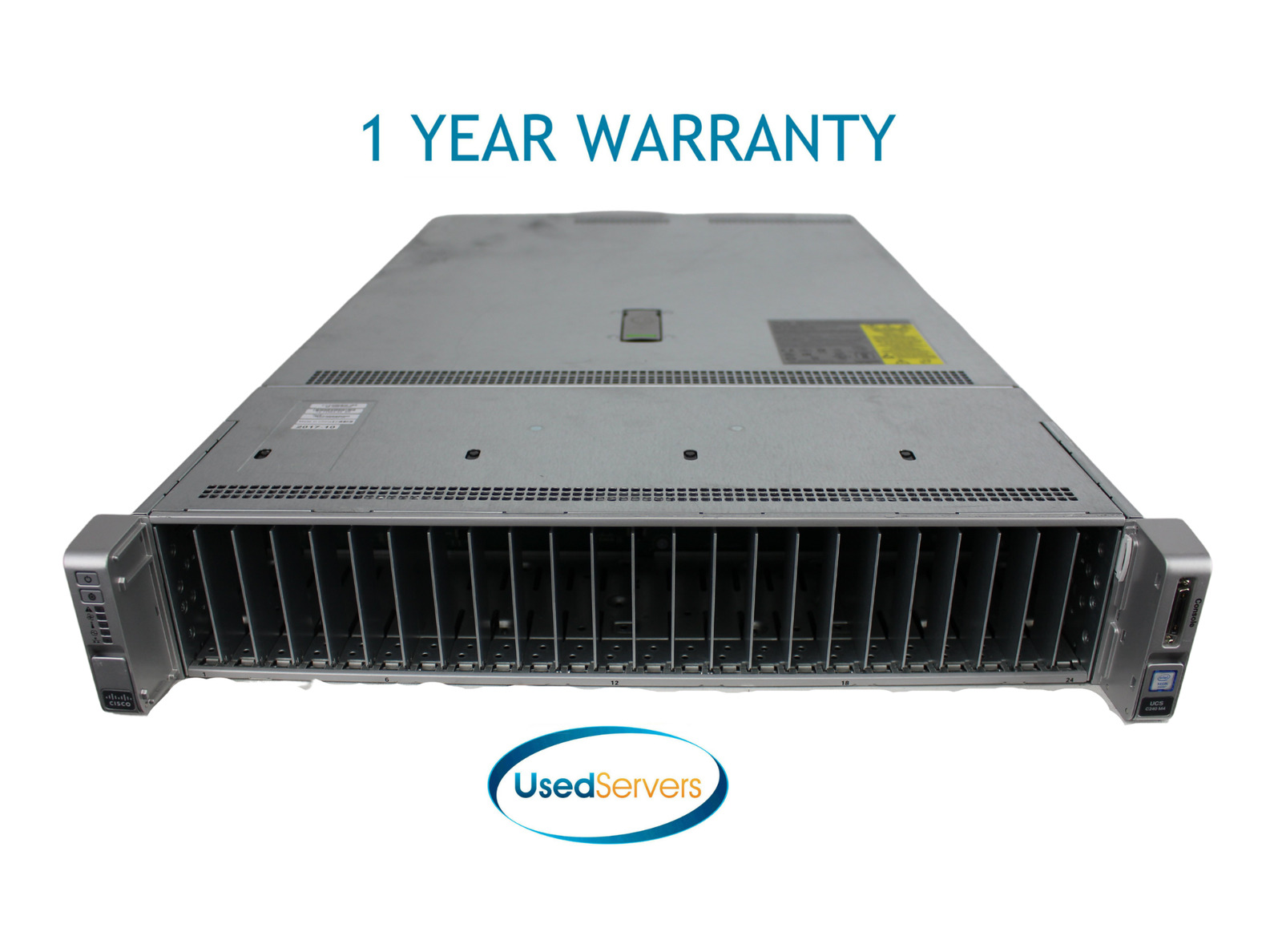 Cisco UCSC C240-M4SX 24 Bay Server with 2 Heatsinks | MRaid 12G | 2x 1400Watt