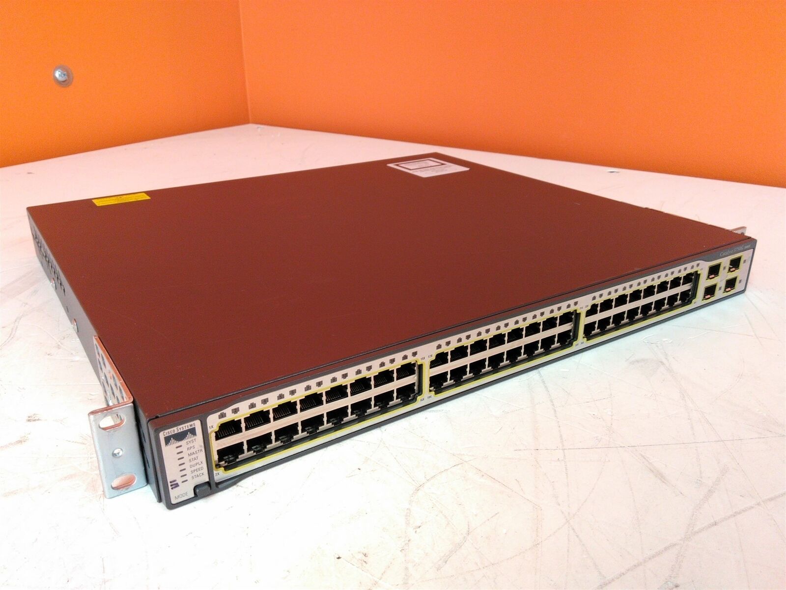 Cisco Catalyst WS-C3750G-48TS-E 48 Port Gigabit Ethernet Switch