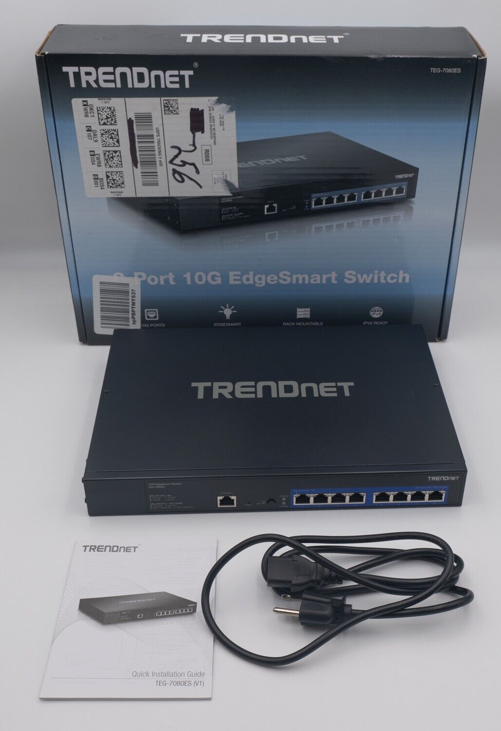 TRENDnet  TEG (TEG-7080ES) 8 Port 10G EdgeSmart Switch