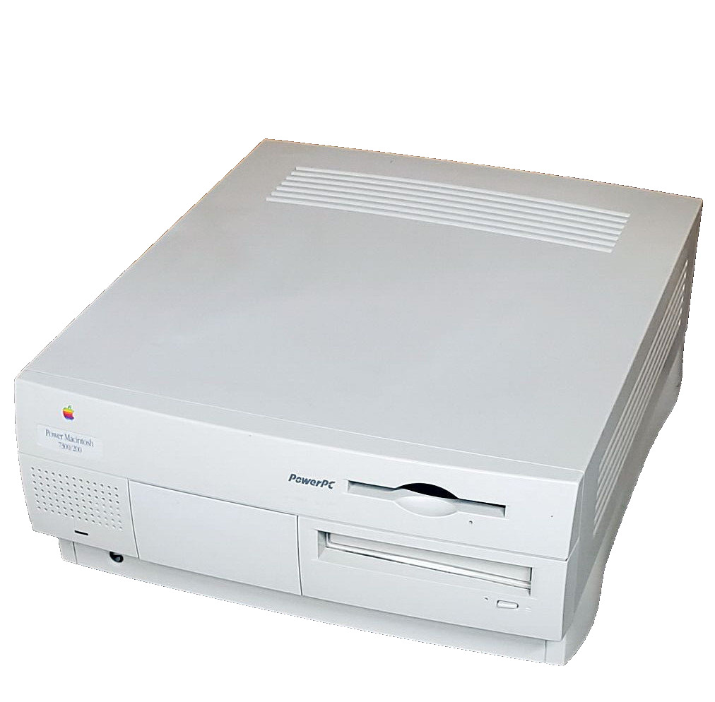 Vintage Apple Power Macintosh 7300/200 32MB RAM no HD, powers on but no display