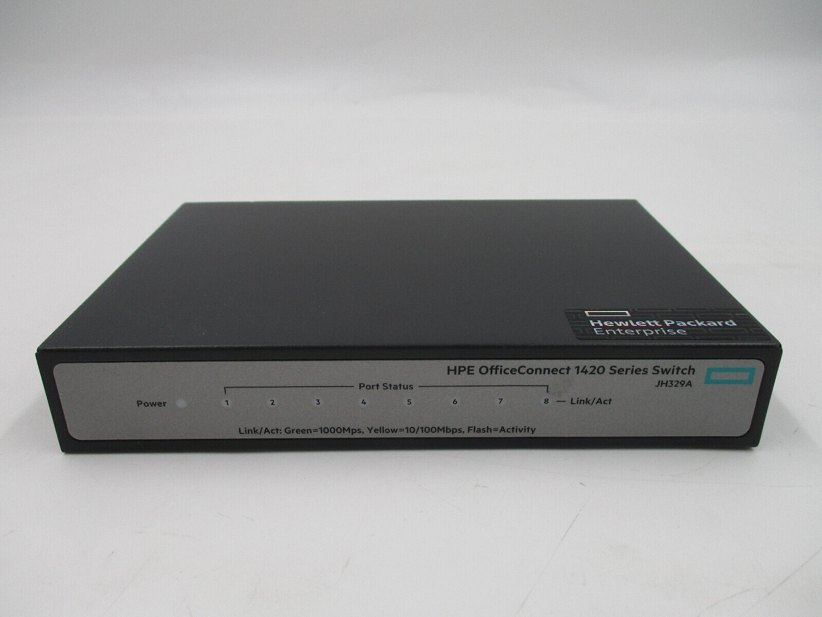 HP JH329A Office Connect 1420 Series 8-Port 8G Ethernet Switch Tested Working