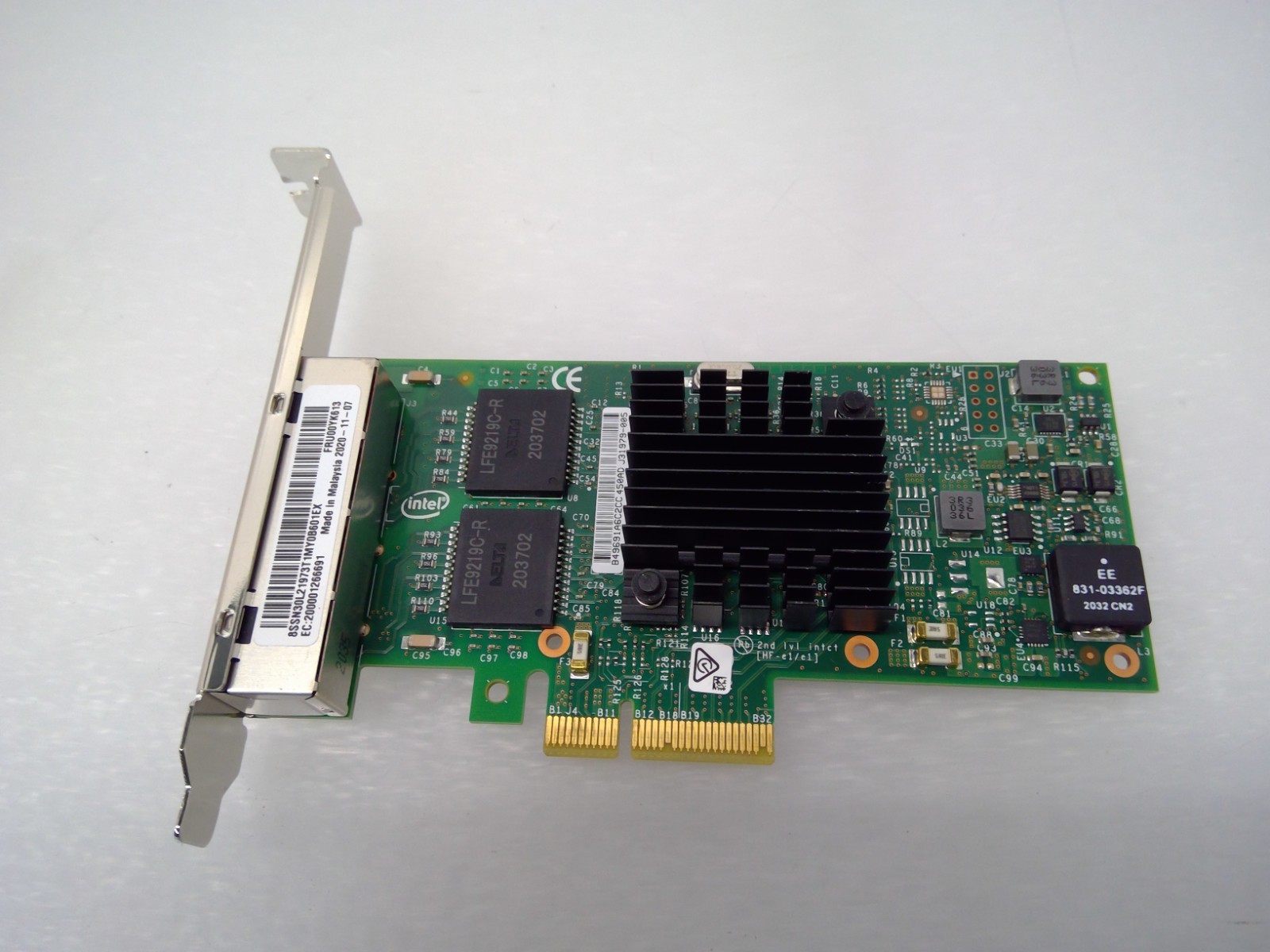 Lenovo IBM 00YK613 Intel I350-T4 1Gb 4-Port PCIe Server NIC Network Adapter
