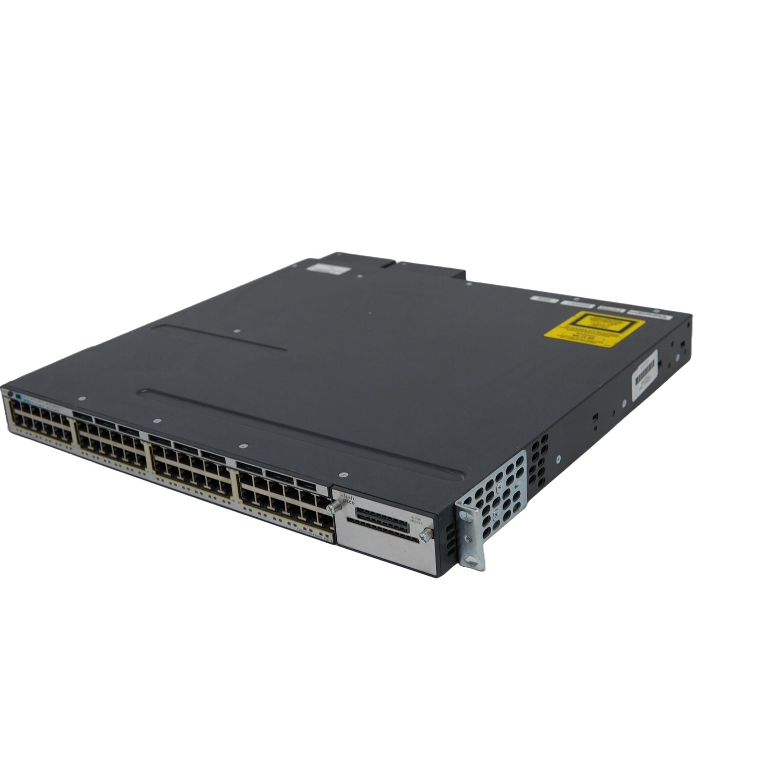Cisco Network Switch WS-C3750X-48PF-L 1100WAC x2