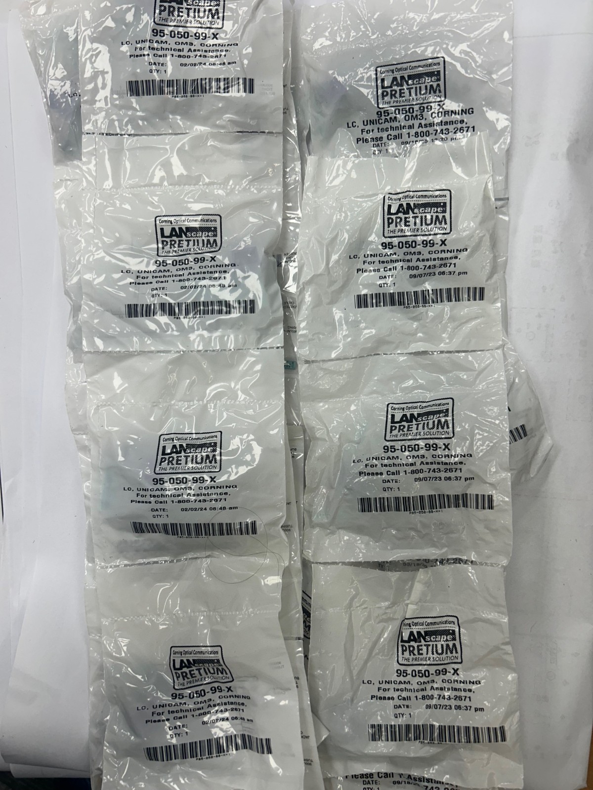 Corning 95-050-99-X Unicam Connector-NEW-Lot of 16