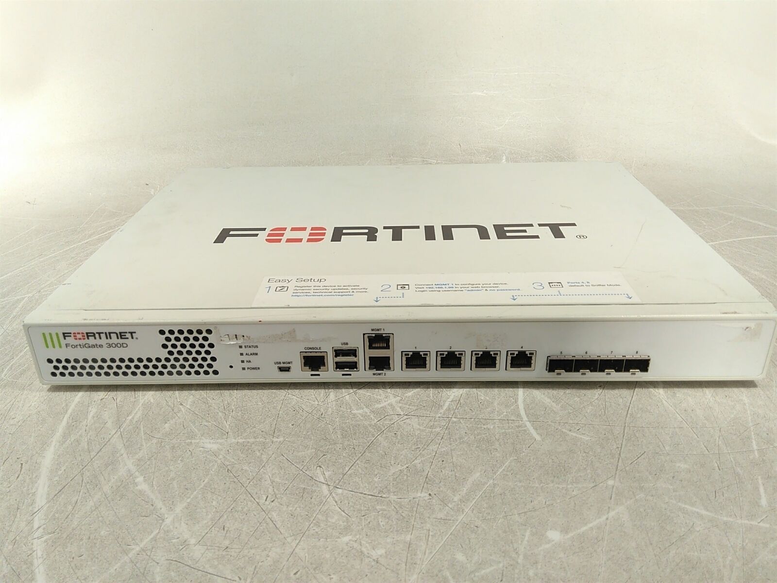Fortinet Fortigate FG-300D Firewall Gateway Network Security No HDD No OS