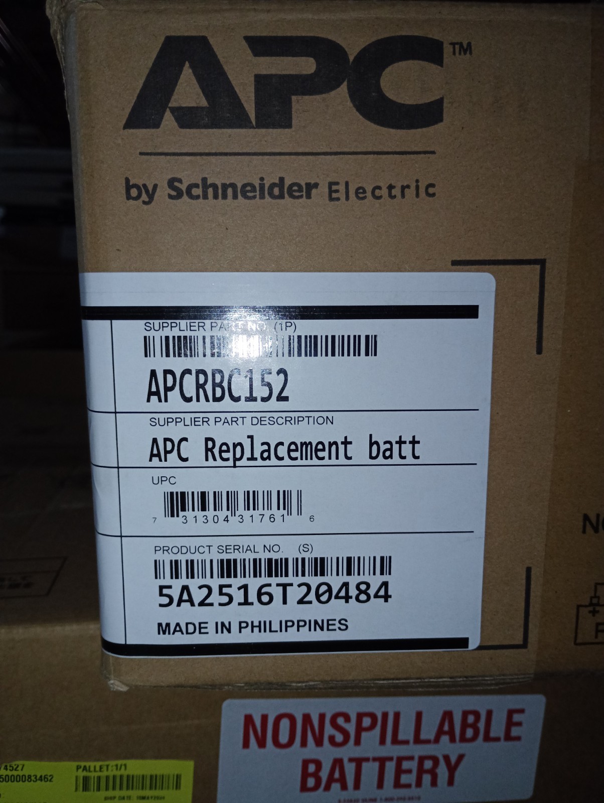 APC RBC152 Battery Cartridge USED - HotSwap Ready