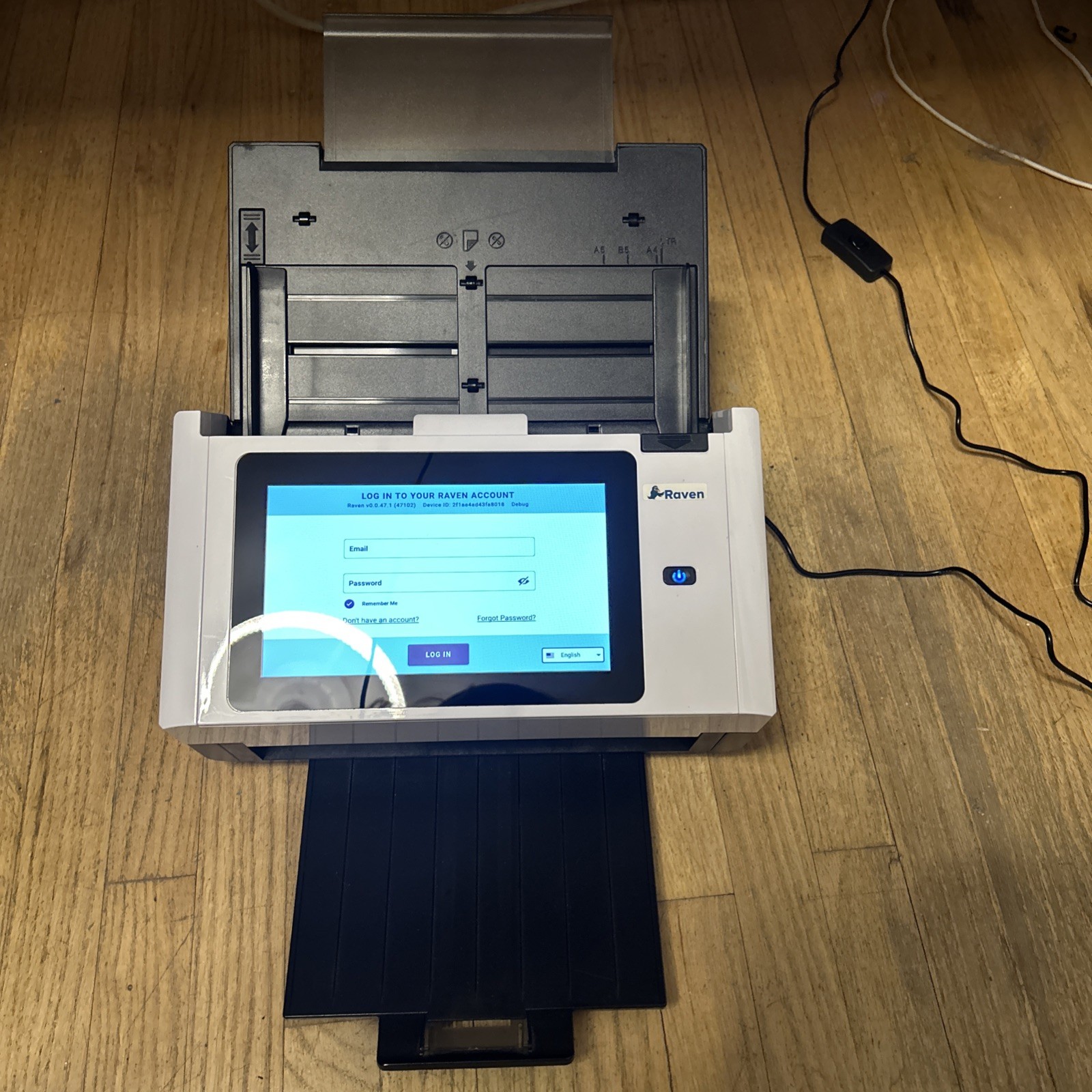 Raven Pro 360W Wireless Desktop Document Scanner Touchscreen WiFi Fast Scan