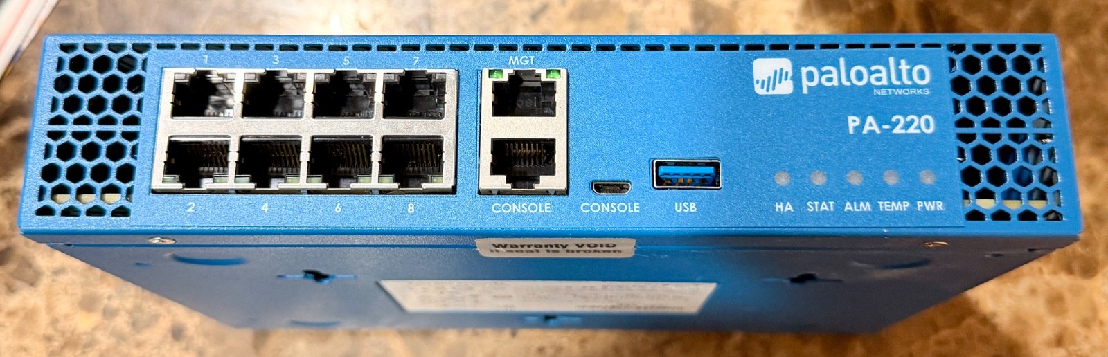 Palo Alto Networks PA-220 Enterprise Firewall