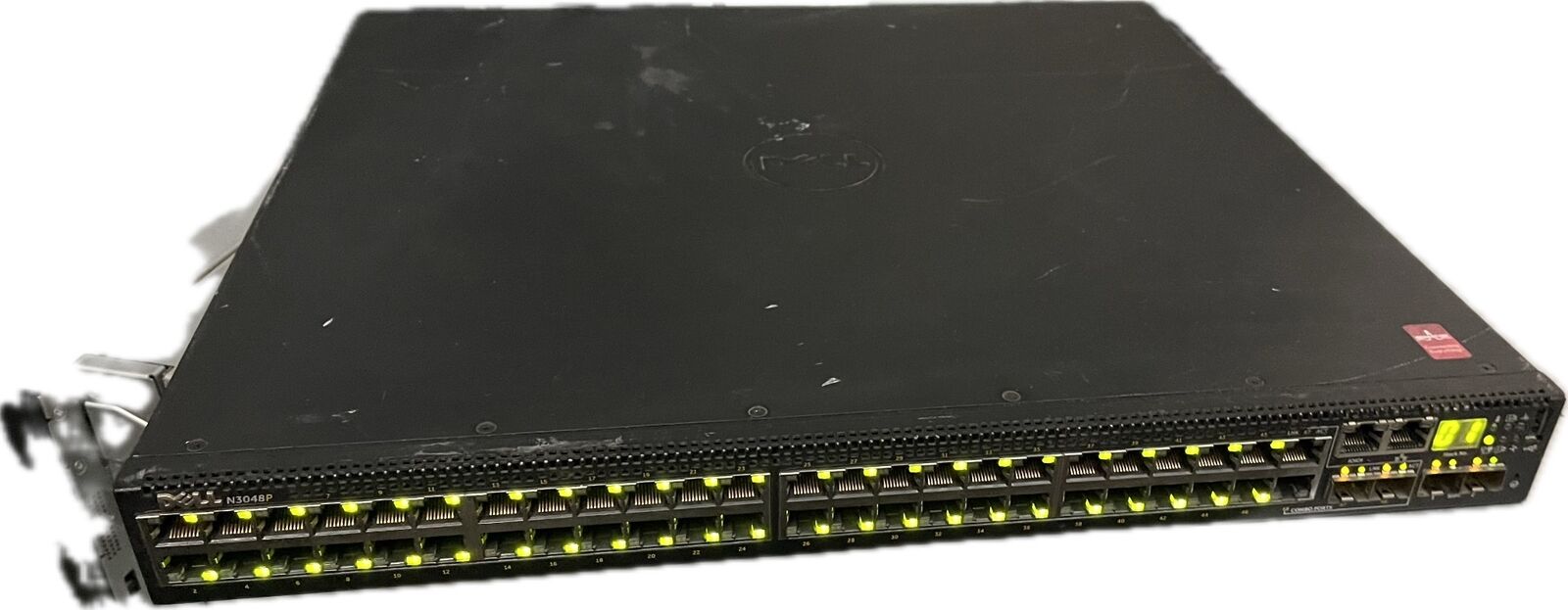 Dell Networking N3048P 48-Port PoE+ Network Switch w Dual 1100w Power Supply PSU