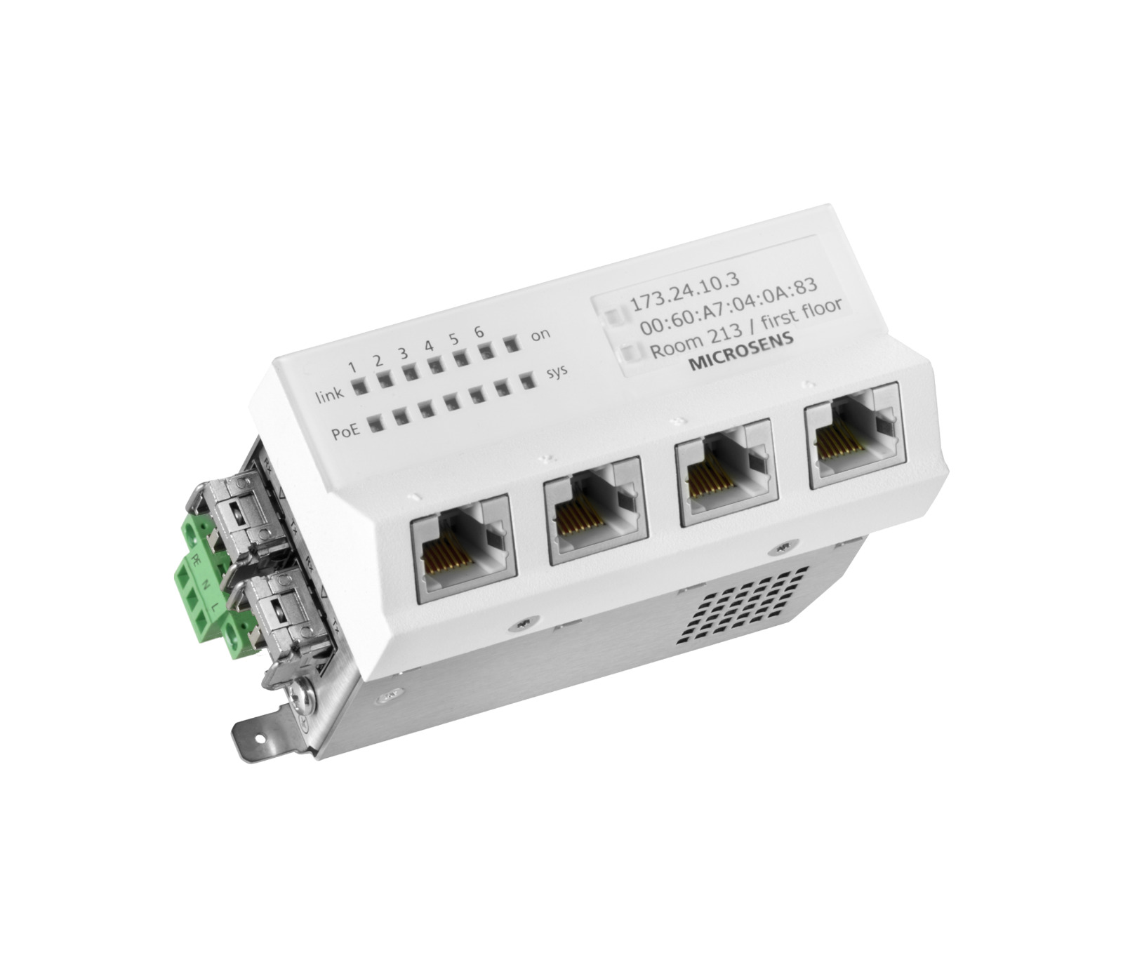 Microsens 6-Port GbE Micro Switch MS440209PM-48G6+ *BRAND NEW*