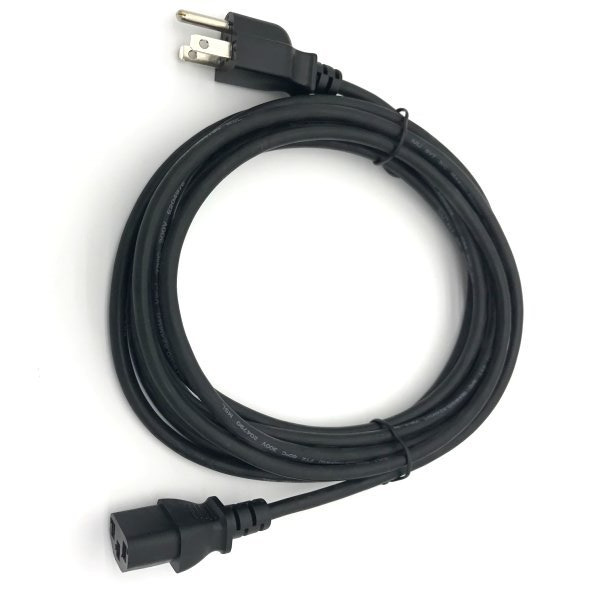 15Ft Power Cord Cable for ROCKVILLE RPG2X15 POWERED SPEAKERS