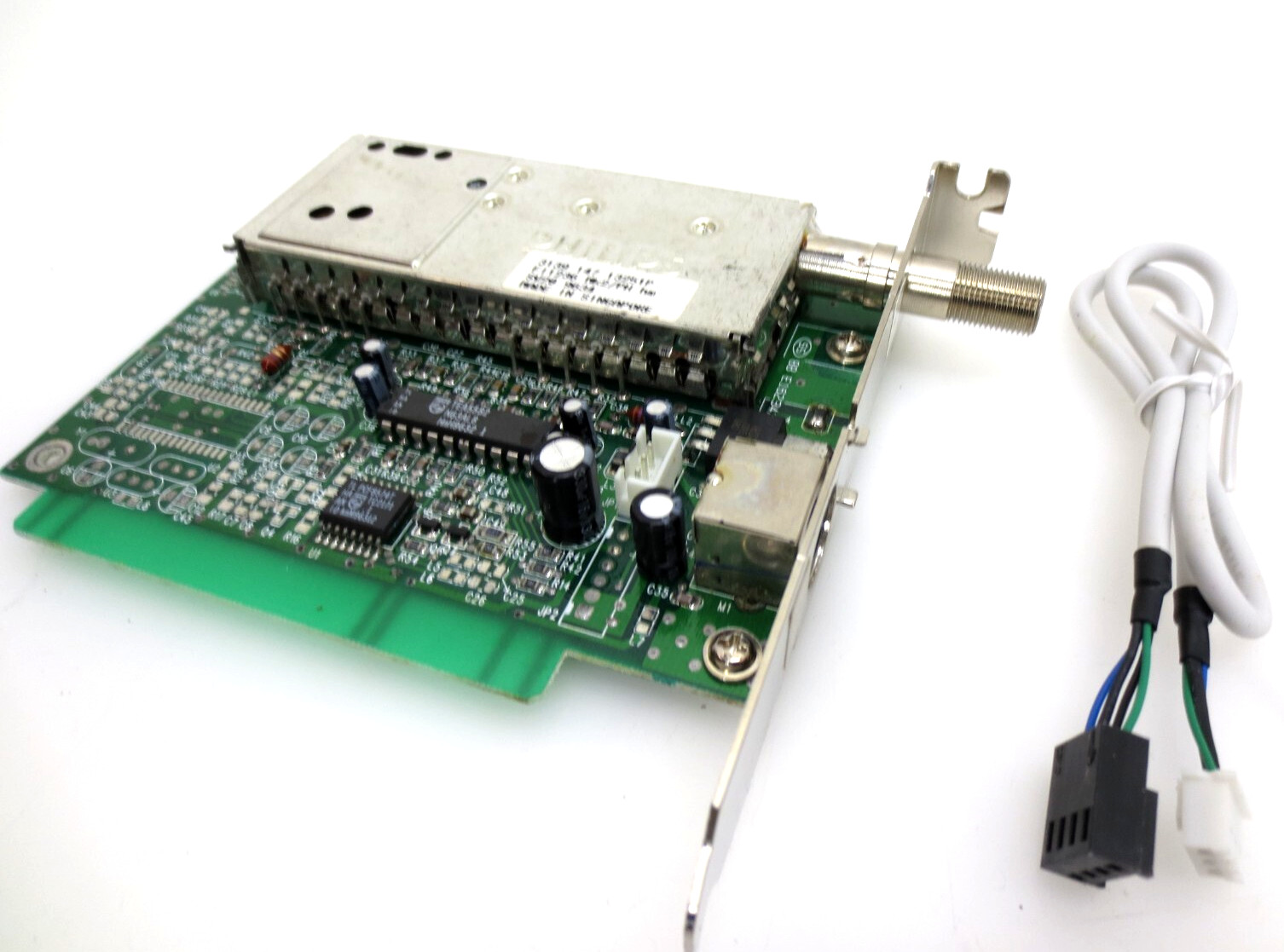 Vintage Phillips PMT-NSP02A TV Adapter Card With Coax Connector - NEW