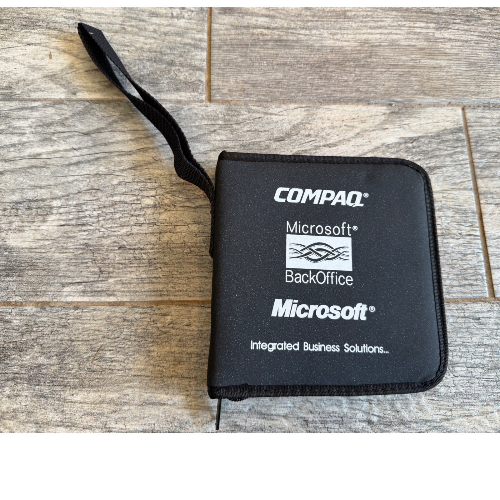 Compaq Microsoft BackOffice Media Storage Case Vintage Tech DVD Holder 6