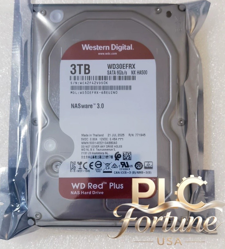New Western Digital WD30EFRX 68EUZN0 Red NASware 5400RPM 3.5\