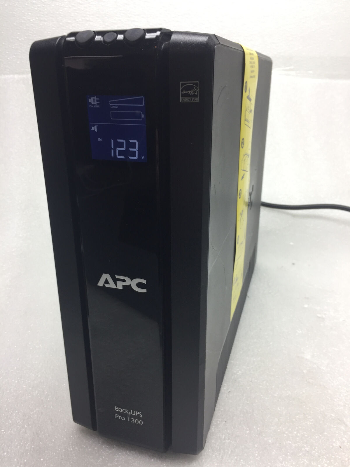 APC Back-UPS Pro 1300 Battery Backup 10-Outlet BR1300G No Battery Tested