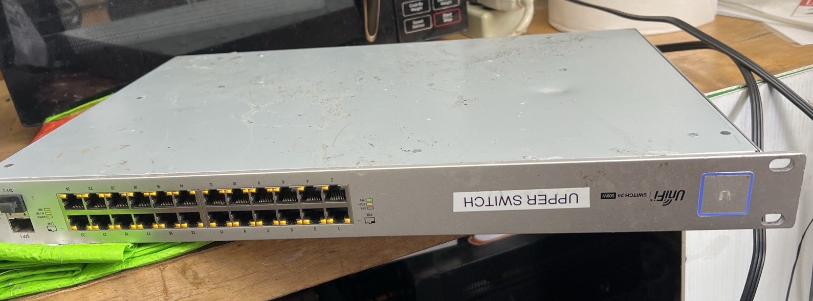 Ubiquiti US-24-500W UniFi 24-Port Gigabit Ethernet PoE+Mang. Switch