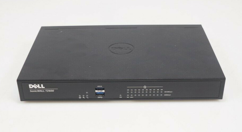 Dell Sonicwall TZ600 Security Appliance Firewall No Adapter