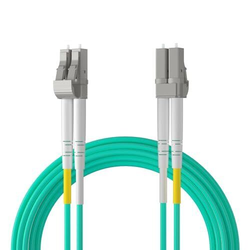 Fiber Patch Cable - LC to LC OM3 10Gb/Gigabit Multi-Mode Jumper Duplex 50/125...