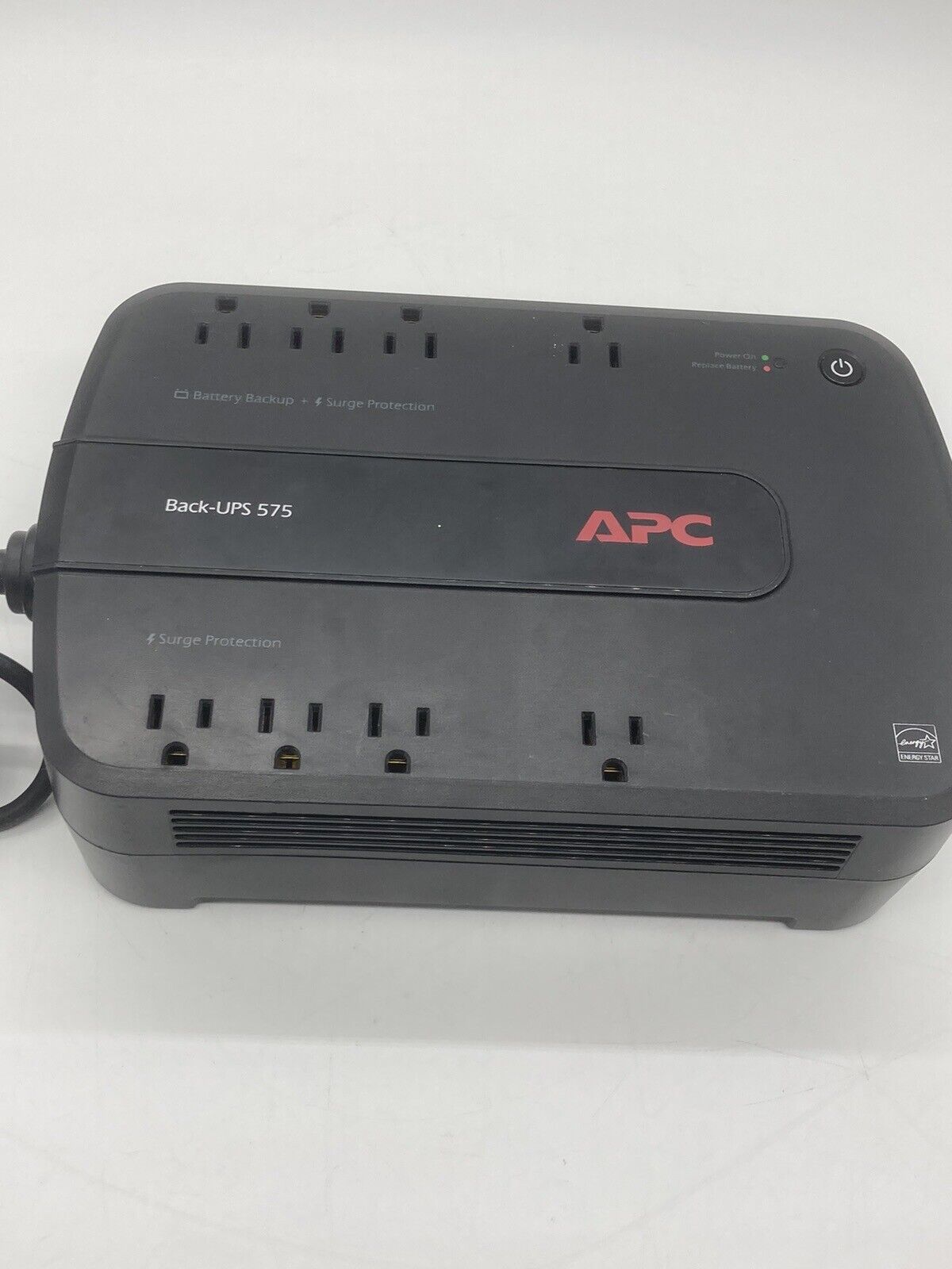 APC Back-UPS 575 BN575G 8 Outlets Uninterruptible Power Supply Tested Works