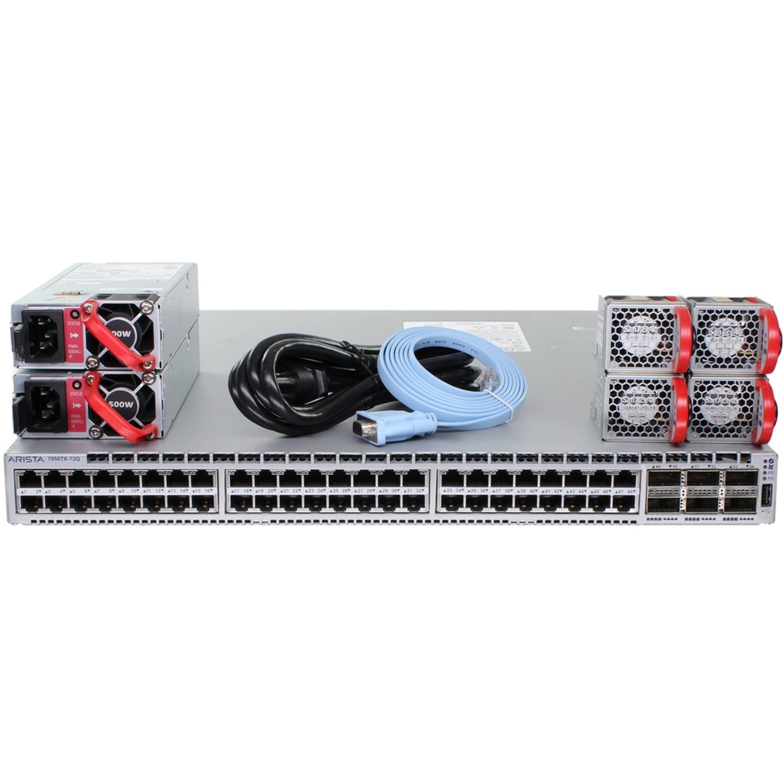 Arista DCS-7050TX-72Q-F 48P 10GbE Base-T 6P 40GbE QSFP+ Switch