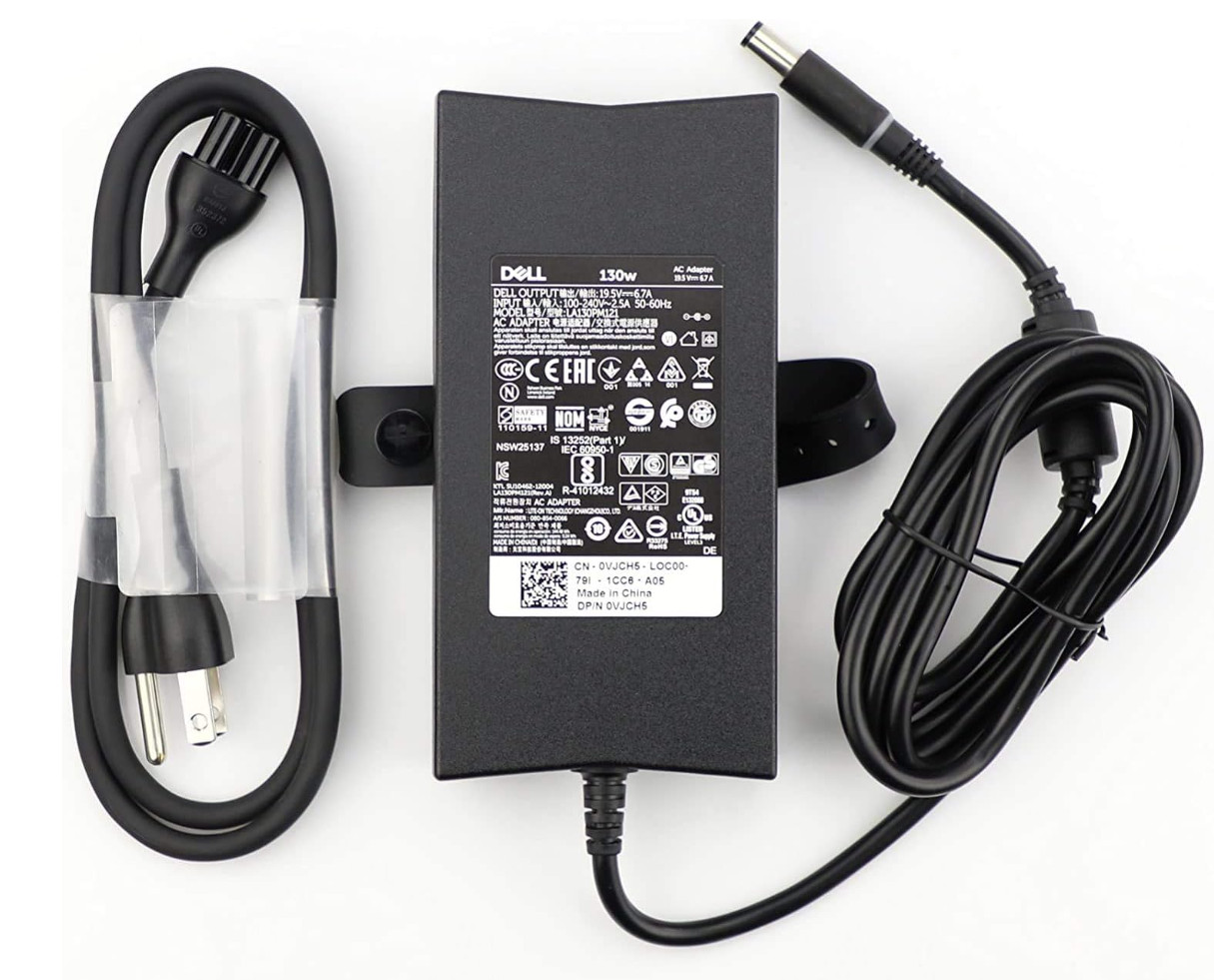 Genuine Dell 130W AC Adapter 19.5V 6.7A PA-4E DA130PE1-00 FA130PE1-00 LA130PM121