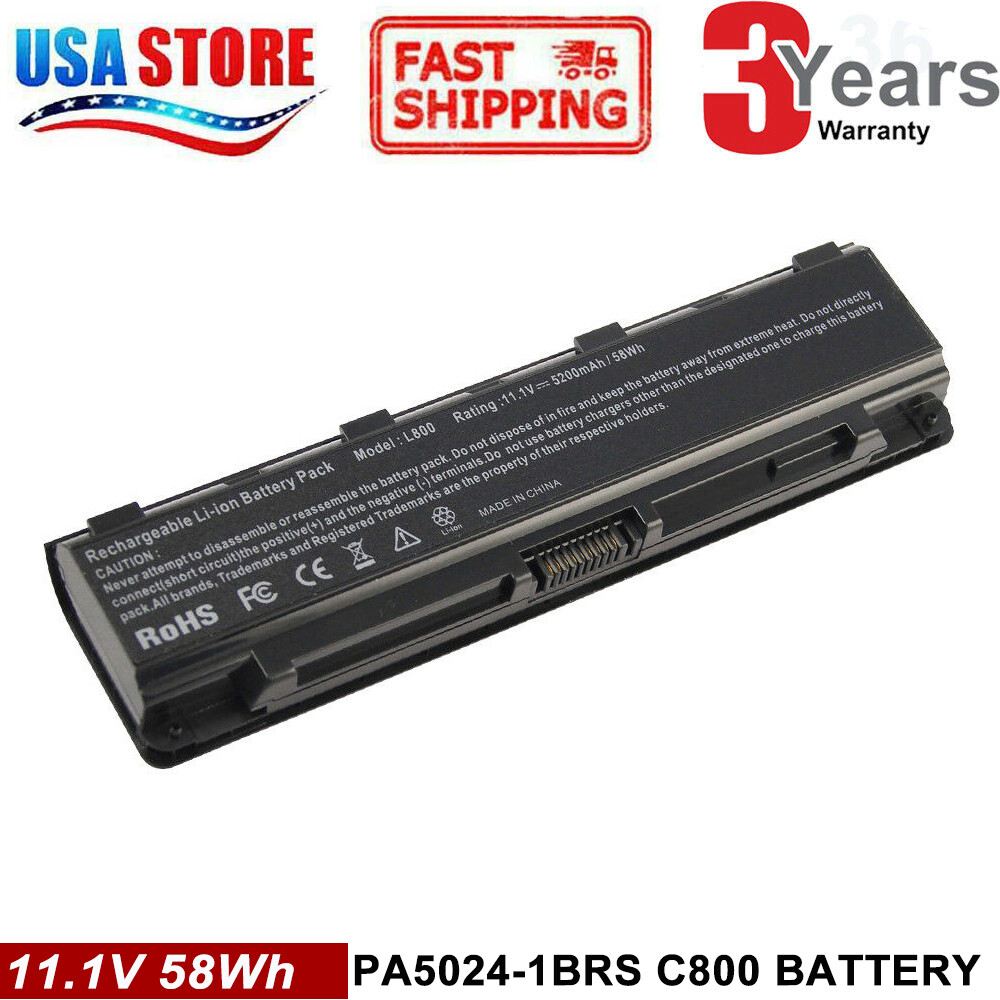 Laptop PA5024U-1BRS Battery For Toshiba PA5027U-1BRS PABAS260 PA5024U PABAS259 G
