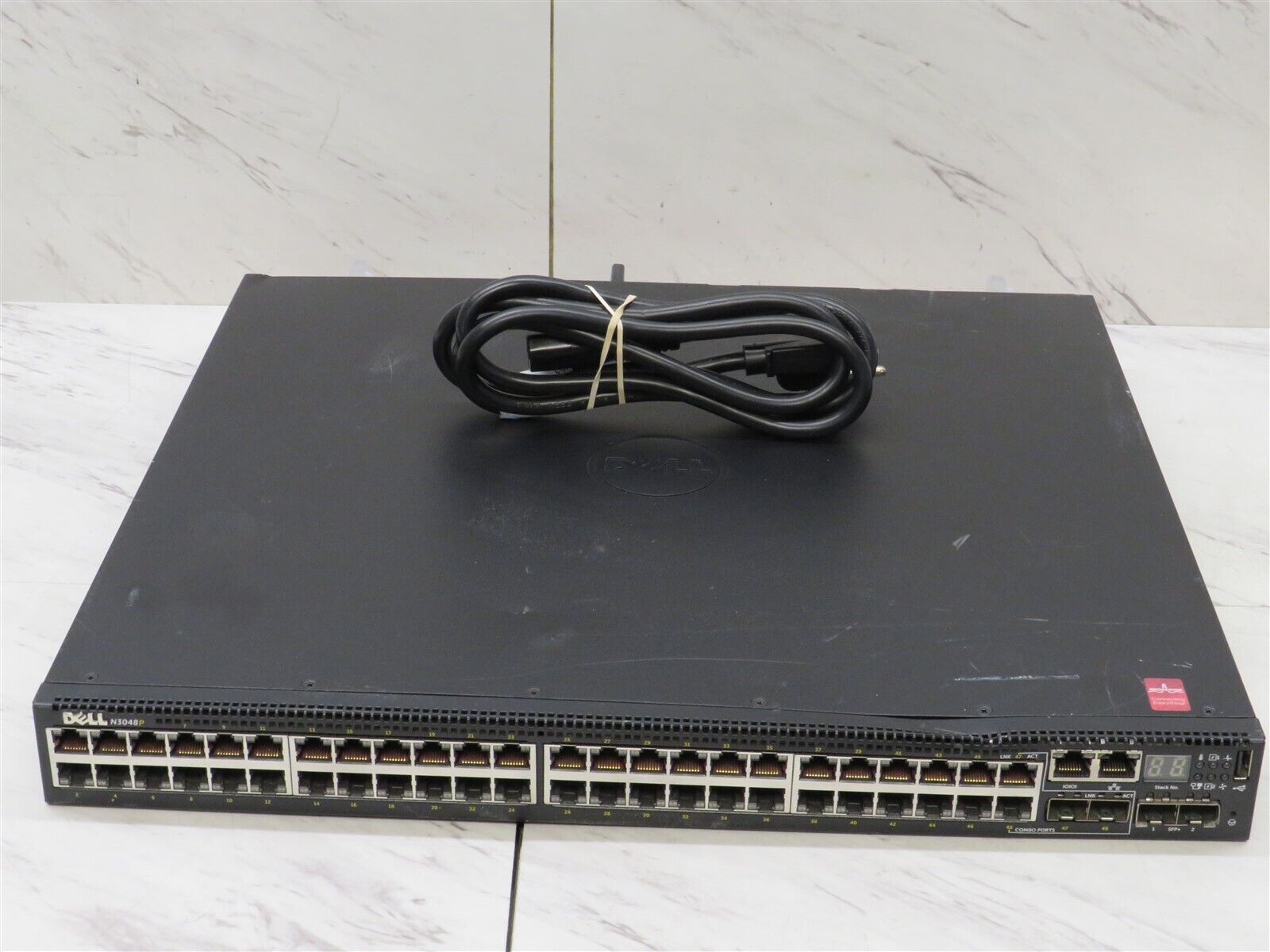 Dell Networking N3048P 48-Port PoE+ Gigabit Managed Network Switch