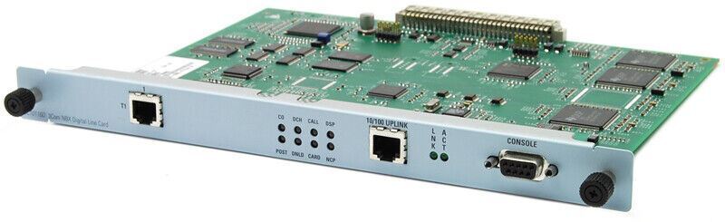 HP 3COM NBX 3C10116D Digital Line Card ISDN PRI T1 - 1 year Warranty