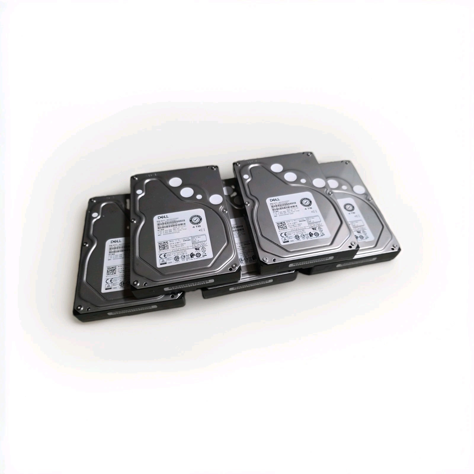 LOT of 5 X DELL MG04SCA40ENY HDD 4TB SAS 12Gb/s 7.2K 3.5