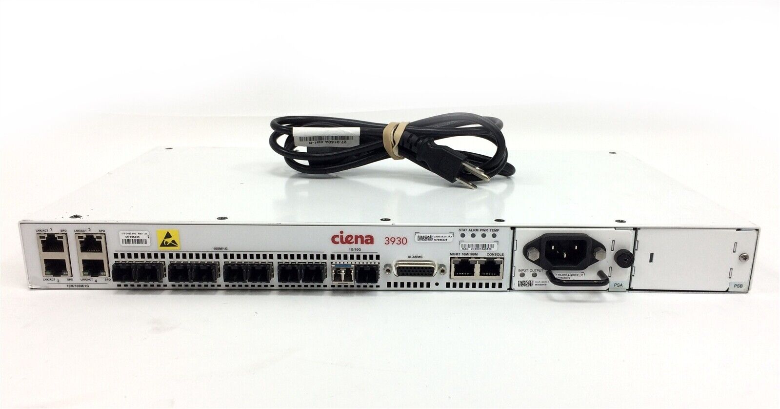 Ciena 3930 Service Delivery Switch 170-3930-900 No Rack ears