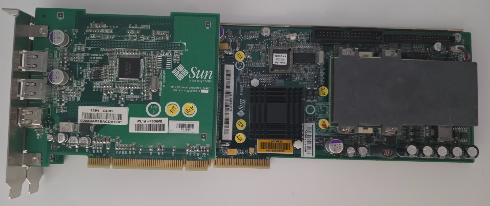 Sun 375-3203 SunPCi IIIpro X2136A  1.6Ghz Co-Processor Card, 256MB Memory