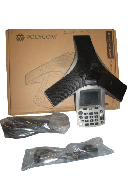 LOT OF 3 Polycom HDVOCIE CX3000 Conference Phone FOR MICROSOFT 2201-15810-025