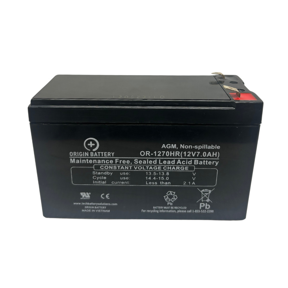 CyberPower UP625 Battery Replacement 12V 7AH High-Rate, Fits OP650 Models