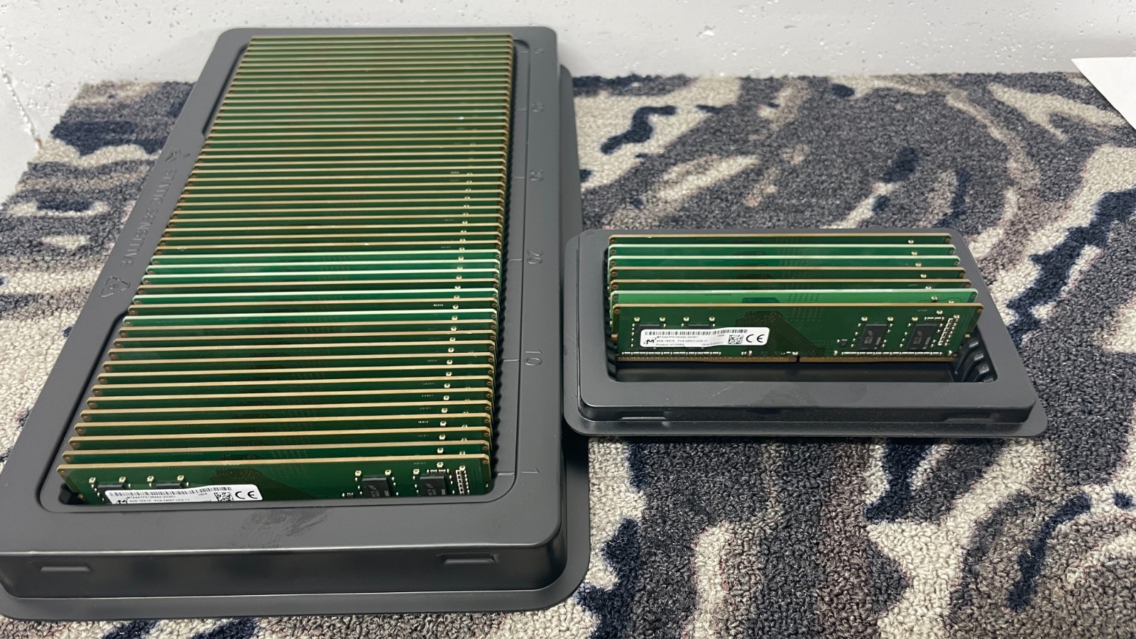 *Lot of 57* Micron 4GB 1RX16 PC4-2400T MTA4ATF51264AZ-2G3E1 DDR4 Desktop RAM