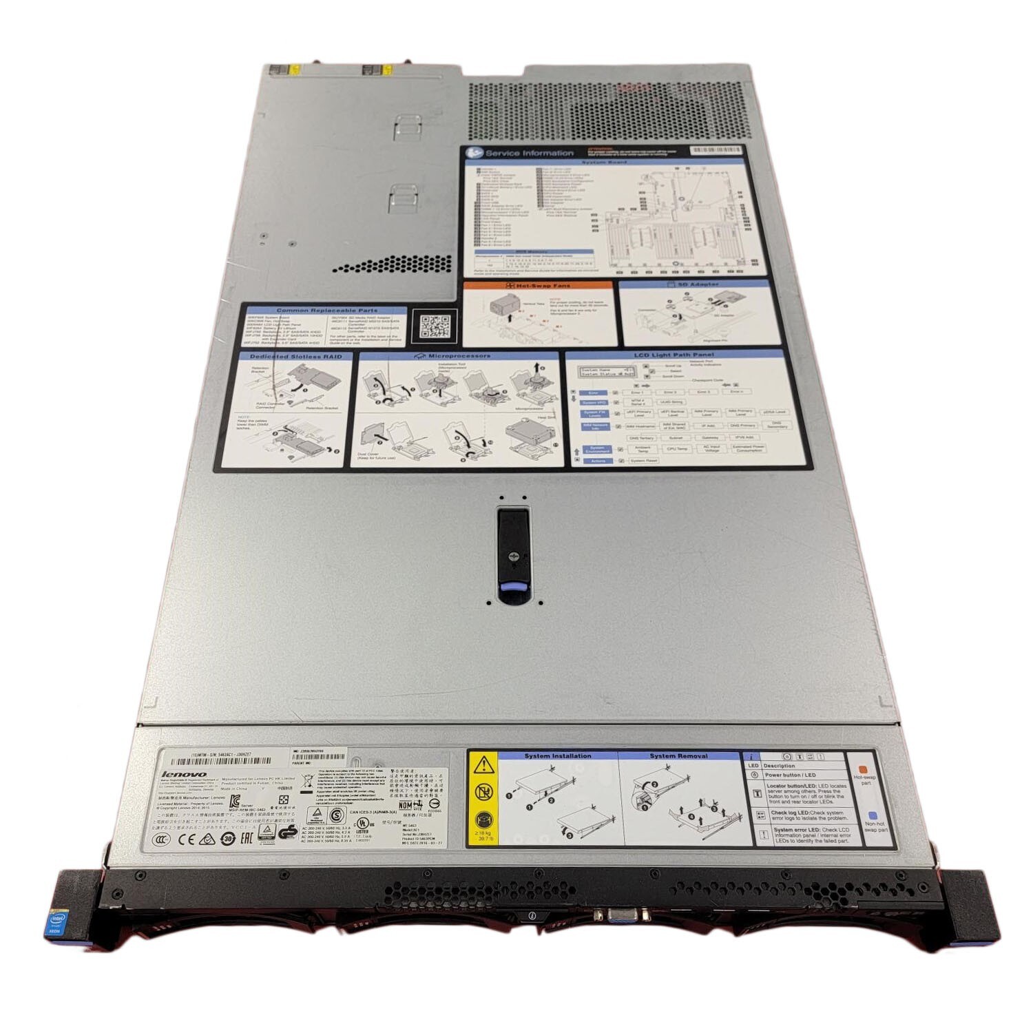 IBM X3550 M5 5463-AC1,2 X E5-2640V3 2.6GHZ 8C, 16 GB, DUAL 750W, 2 X 1TB SERVER