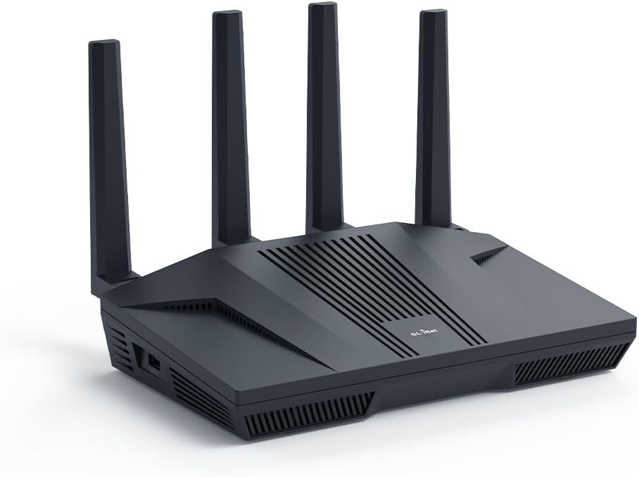 GL-MT6000 Flint 2 WiFi 6 High Speed Gaming Routers for Wireless Internet 2 x