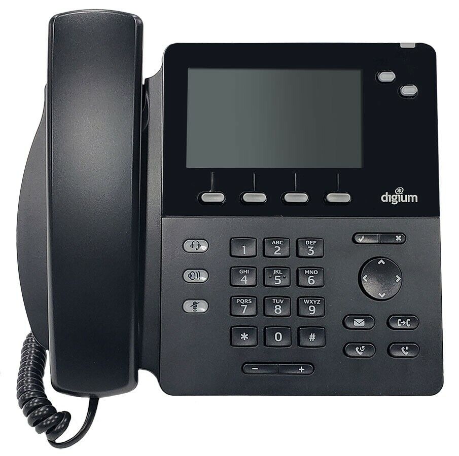 GREAT CONDITION Digium D60 Asterick PBX VOIP Phone w/Stand Handset SHIPS FAST