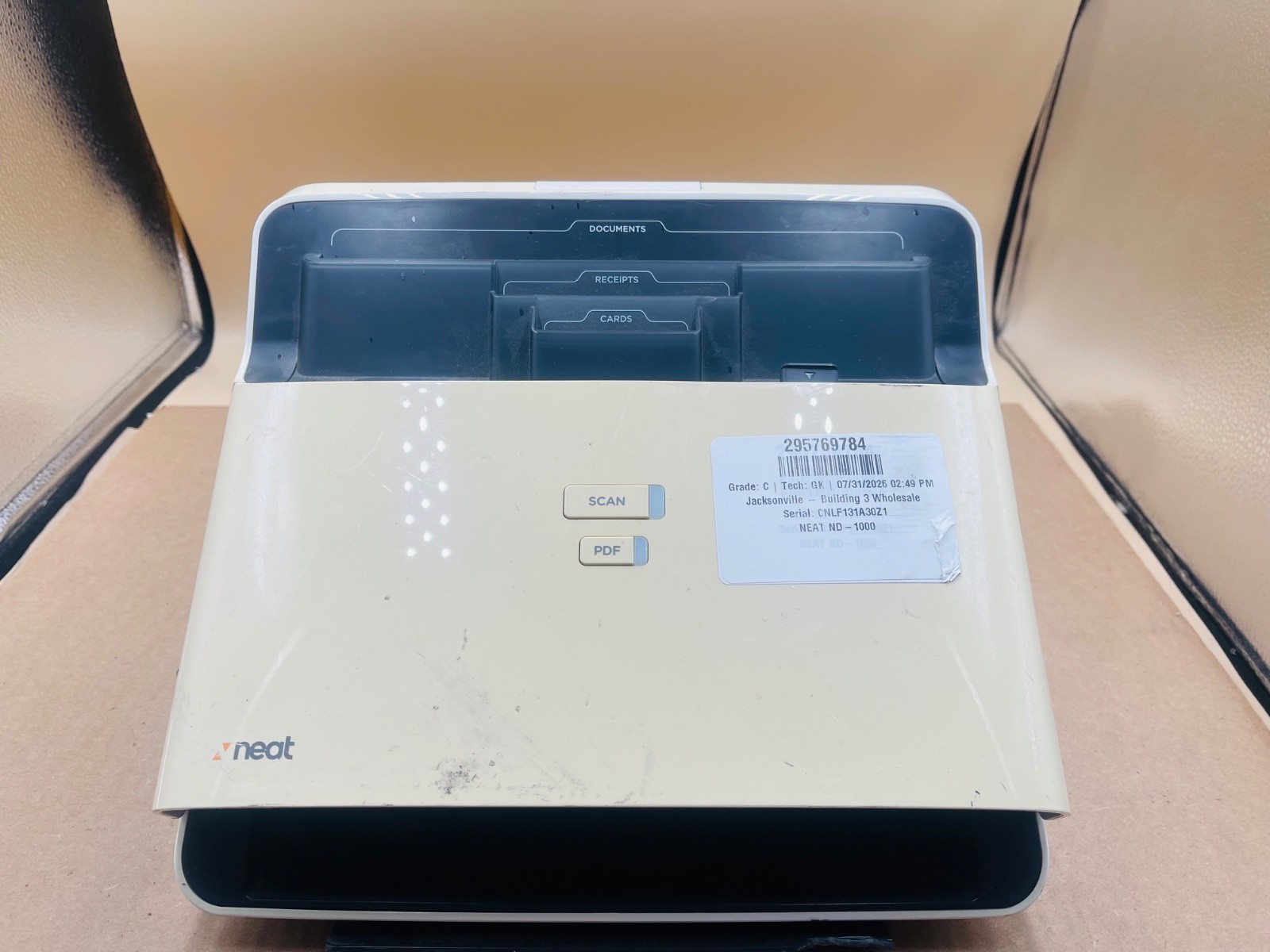 Neat NeatDesk ND-1000 Black & White 600x600DPI Duplex Desktop Document Scanner
