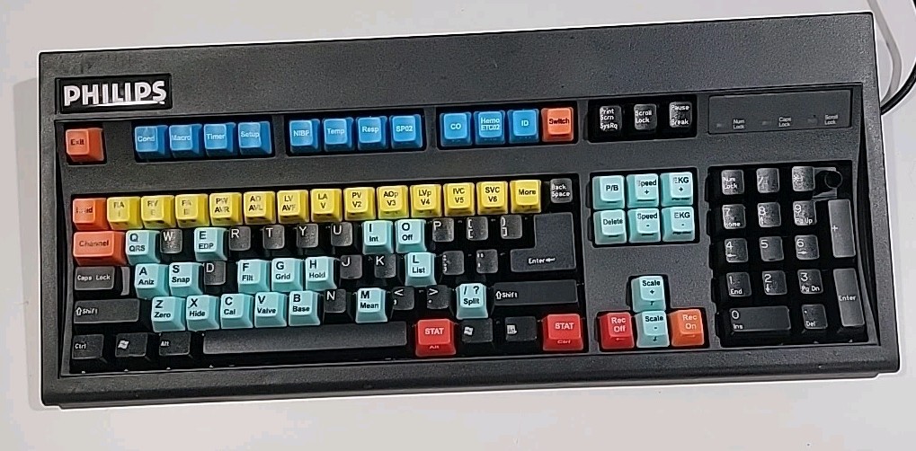 Philips Vintage Keyboard ☆missing One Key☆