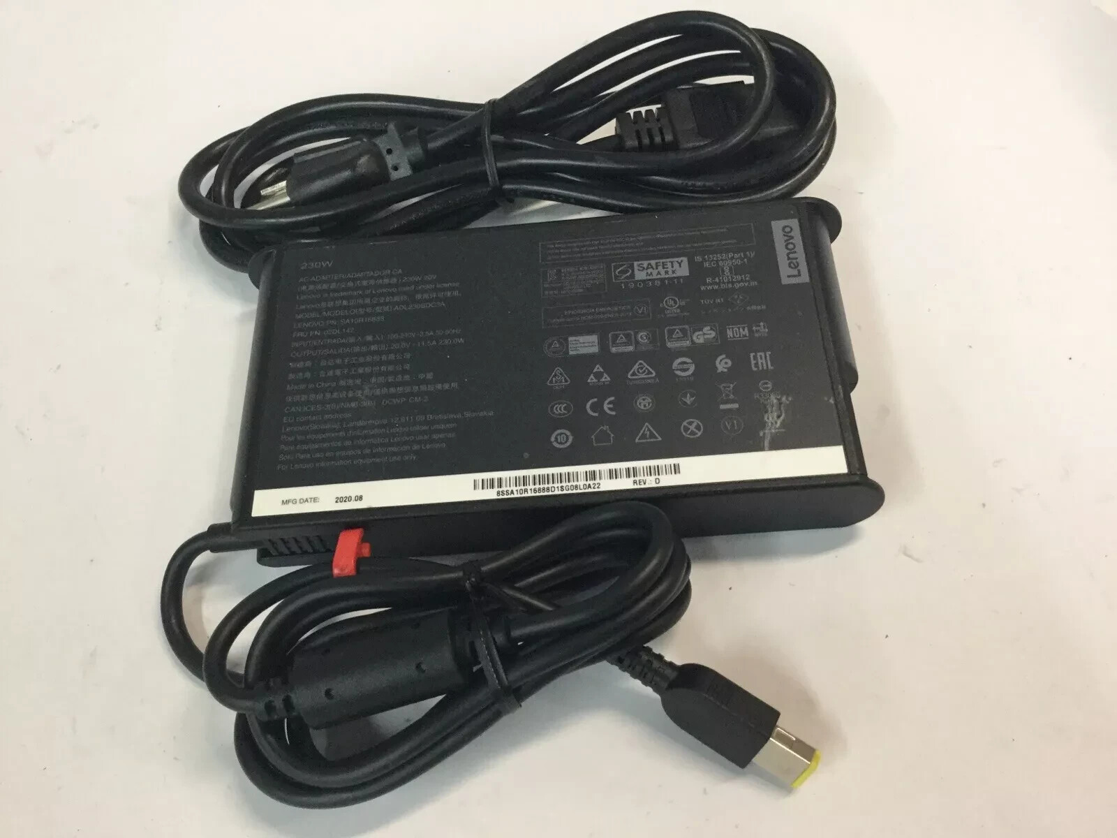 Genuine 230W AC Charger For Lenovo Legion 5 7 Series Y540 ThinkPad P70 P71 P72