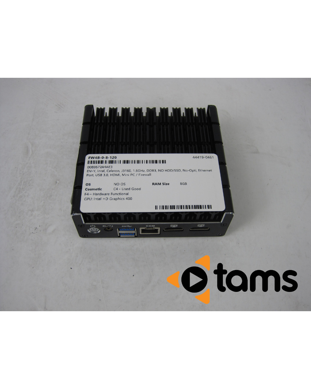 Protectli Vault FW4B-0-8-120 4 Port Firewall Mini PC 8gb 128gb SSD Celeron J3160