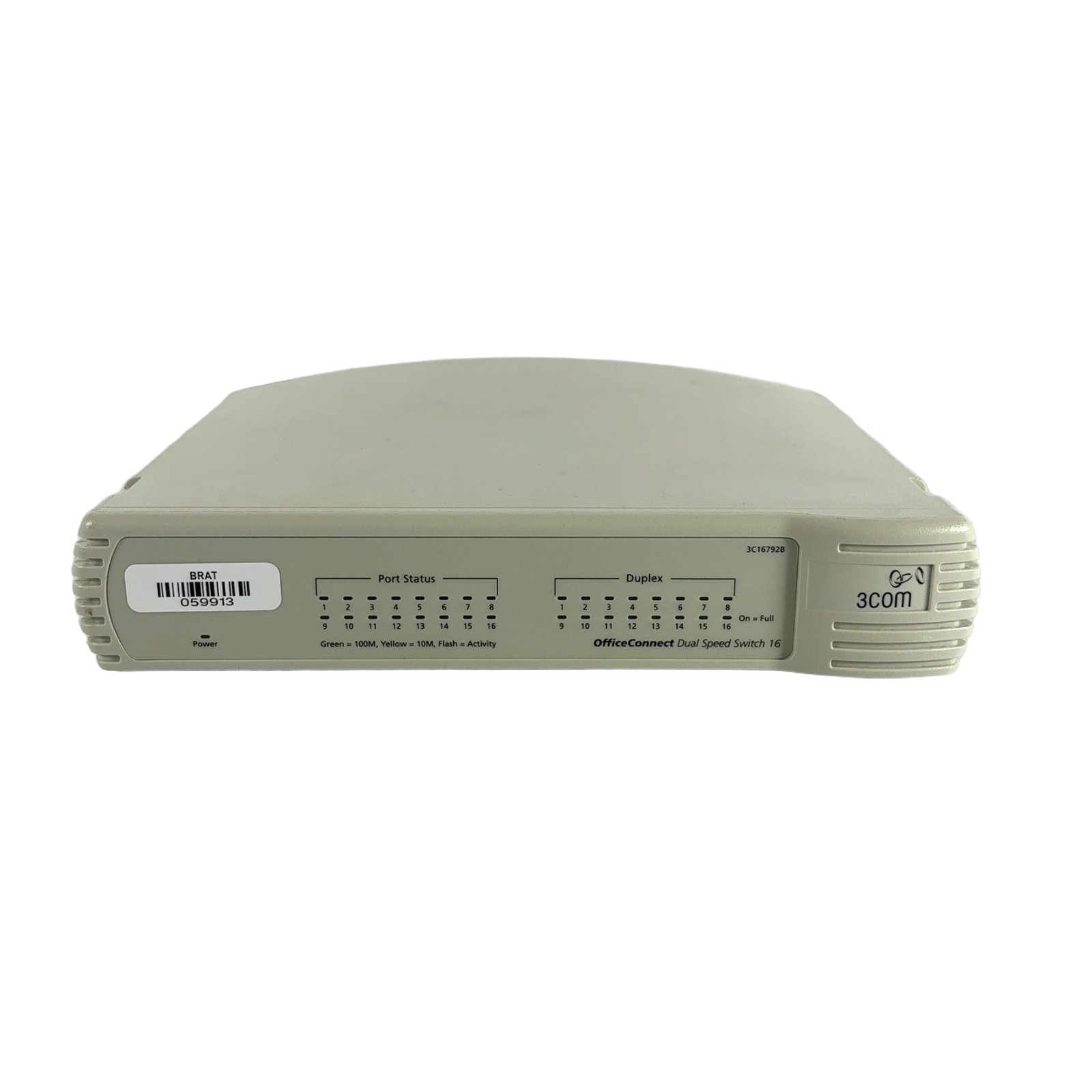 3com 3C16792B 10/100Mbps OfficeConnect Dual Speed Switch 16 Unit Only